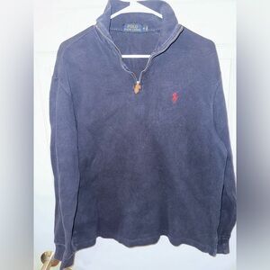 Polo Ralph Lauren Navy Quarter-Zip Pullover